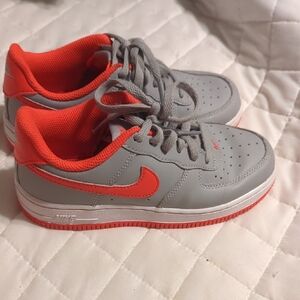 Nike Gray and Orange Sneakers